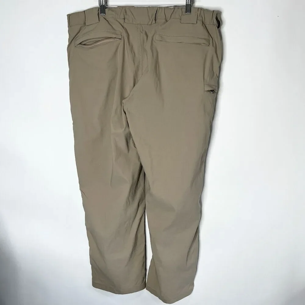 Duluth Trading Co Khaki Pants Tan Pockets Men's Size XL x 30